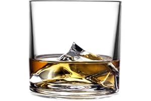 LIITON Everest Vasos de Whiskey Set de 2, 300ml Clear