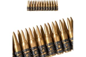 AMAKANDO canana ejército Cinturón soldado 24 balas Sujeción multifunción militar Accesorio disfraz soldado Correa de cartuchos pierna Compartimento cartuchos