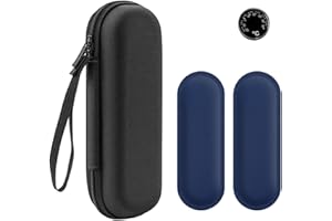 Zeeorymn Medicine Refrigerated Travel Box, Medicine Refrigerated Bag with 2 Ice Packs and Thermometer, Insulin Cooler Travel Case, Easy to Carry Refrigerated Box (Black)