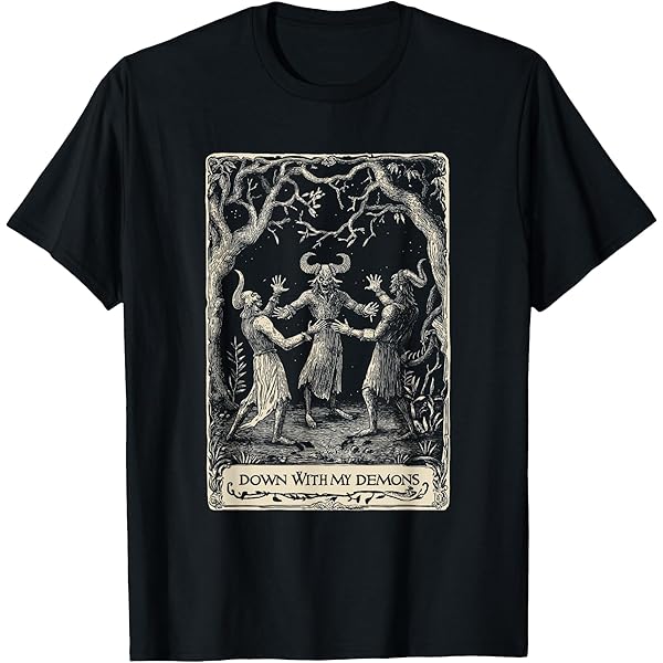 Gothic Tank Top Okkult Design - Mittelalter Punk Witch Style Für Metal Fans