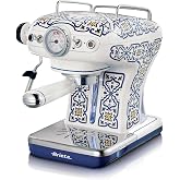 Ariete Capri Espresso Kahve Makinesi 1389/1C - Maxi Cappuccino Cihazı, S&uuml;t K&ouml;p&uuml;rtme Başlığı, 850 Watt, 0,9 Litre &Ccedil;ıkarılabili