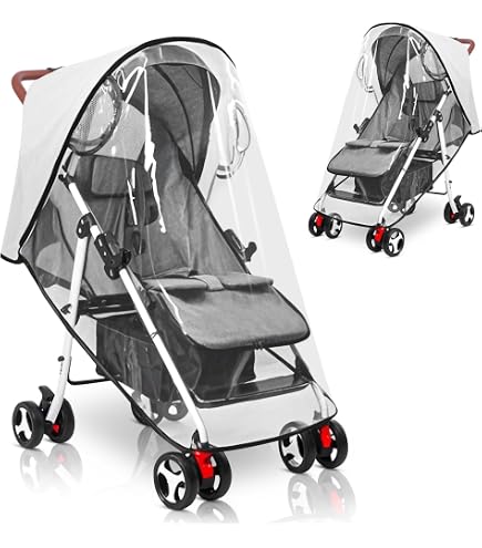 Copertura Passeggino Copertura Antipioggia Per Passeggino Limo - Regolabile E Trasparente Parapioggia Limo Estensibile - 5