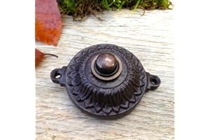 Antikas | Klingel in stilvollem Design wie zur Jahrhundertwende | antik wirkender Klingelknopf