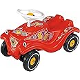 BIG - Bobby Car Lumi (Red) - Bobby Car with LED Light Function and Whisper Wheels in 70s Cult Design, Ride-On Car for Toddlers and Children from 12 Months