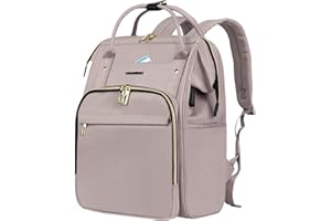 VANKEAN Laptop Backpack for Women Men 17.3 Inch Stylish Computer Work Backpack, Waterproof College Daypack Backpacks with USB Port & RFID Blocking, Business Travel Backpack