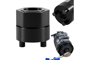 E-COWLBOY A/C-Kompressor-Kupplungsnaben-Entferner-Werkzeug 20mm für Antriebsnabe von kupplungslosen Denso-Kompressoren 5SE09C 5SE12C 5SEL12C 5SL12C 6SEL14C 6SEL16C 6SEU14C 6SEU16C 7SEU16C 7SEU17C