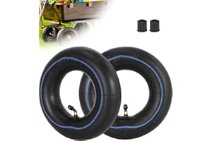 RUHUO 2er Packung 2.50-4 Innen Schläuche Reifenschlauch mit TR87 gebogenem Ventilschaft Ersatz für Handwagen, Nutzfahrzeug, Rasenmäher, Schubkarren, Transportwagen, Motorroller