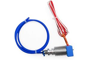 GENERIC HUAYUWA Assembled MK9 Extruder Hot End Kit with Silicone Cover for Creality CR-10 V2 Series 3D Printer, Use VH3.96 Port, 24V 40W