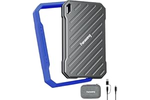 fanxiang SSD Esterno 2TB, Fino a 2000 MB/s, SSD Portatile USB-C 3.2 Gen 2x2, IP68 Impermeabile, Antipolvere e Antiurto, Hard Disk Esterno per iPhone 15/16/17, PS5/PS4 (Pro), Xbox, PC, Laptop - PS2100