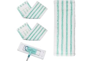 BouGPeng 3 Pack Mopa Funda de Recambio para Mopa Profi XL Micro dúo 42cm Funda de Repuesto para fregona para Todo Tipo de Suelos Funda de Microfibra con Finas cerdas para Azulejos y laminados