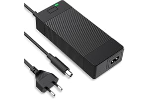 ZIMAOER 42V 2A Cargador Patinete Eléctrico, 36V Cargador Patinete Xiaomi Compatible con Xiaomi M365, Pro, Pro2, Mi 3, 1S, Ninebot E/F/G, AC 84W, Conector DC 8mm