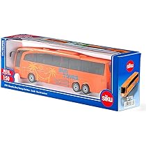 Siku 3734 - MAN Bus Urbain Lion's City, 1:50, Métal/Plastique, Portes Ouvrables, Rouge/Blanc