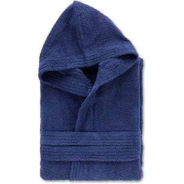 Accappatoio Uomo 100% Cotone Guido RE-504 - Elegante E Confortevole, Con Tasche E Cintura, Made In EU