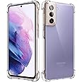 KP TECHNOLOGY Galaxy S21 Plus Case, Galaxy S21 Plus Clear Case With Reinforced Corners, Drop Protection Soft TPU Bumper Phone Case for Samsung Galaxy S21 Plus (Clear)