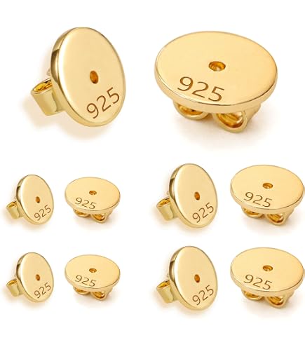 Lot De 100 Fermoirs Pour Boucles D'Oreilles Hameçon - Acier Inoxydable Hypoallergénique, Or Et Argent - 11