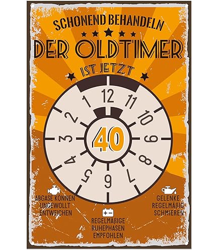 Herdenkingsbord 40 jaar - Verjaardagscadeau - Feestdecoratie - Duurzaam
