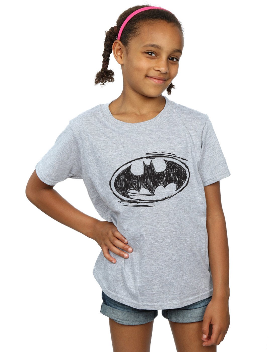 DC-Comics-Mdchen-Batman-Sketch-Logo-T-Shirt