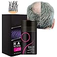 KASTWAVE Hair Fiber Powder, 12g Waterproof Growth Fiber, Conceal Gray Roots, Instantly Covers Baldness, Thickening Fibers for Fill In Fine and Thinning Hair, Natural Black