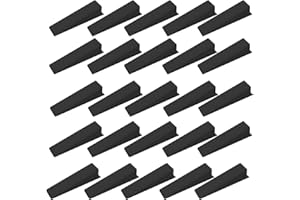 FENGSHENG-SHOP Fence Panel Wedges, 45 Pcs Plastic Wedges Fence Wedges Stop Fence Panels Rattling Black Tile Wedges for Laying Ceramic,Rattling Fences