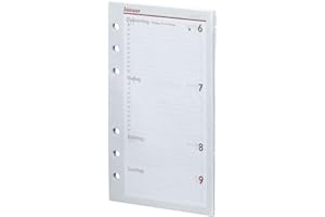 BSB Ersatzeinlage Kalendarium 2026, 6-fach Lochung - passend für BSB Kompakt Terminplaner Organizer, 02-0058