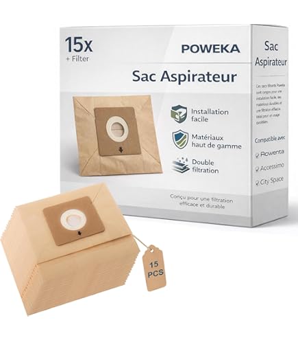 10 premium stofzuigerzakken compatibel met Siemens VS 55 A 00 Super XS DINO E