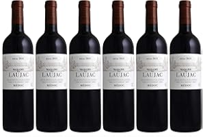 CHATEAU LAFFITTE LAUJAC MADAME DE LAUJAC - 6 bouteilles - Grand Vin Rouge de Bordeaux Médoc - AOP Médoc -