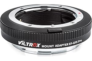 VILTROX EF-GFX Pro Objektivadapter mit automatischer Fokussteuerung kompatibel mit Canon EOS EF/EF-S Objektiven für Fujifilm Fuji GFX Mount Camera GFX 100 50S 50R