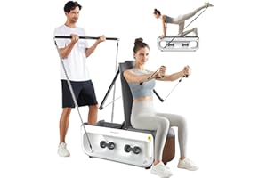 KINGSMITH Hantelbank Klappbar Verstellbar, Multifunktions Training Bank für Ganzkörper-workout mit Hanteln, Hantelbänke für die ganze Familie