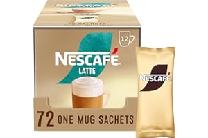 NESCAFÉ Latte Instant Coffee Sachets - 72 x 18g