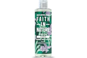 Faith In Nature Natural Rosemary Shampoo, Stimulating for Normal Hair & Scalp, Vegan & Cruelty Free, No SLS, Silciones or Parabens, 400ml