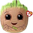 TY Marvel Avengers Groot Squish-A-Boo 10 Inches | Licensed Squishy Beanie Baby Soft Plush Marvel Toys | Collectible Cuddly Stuffed Teddy