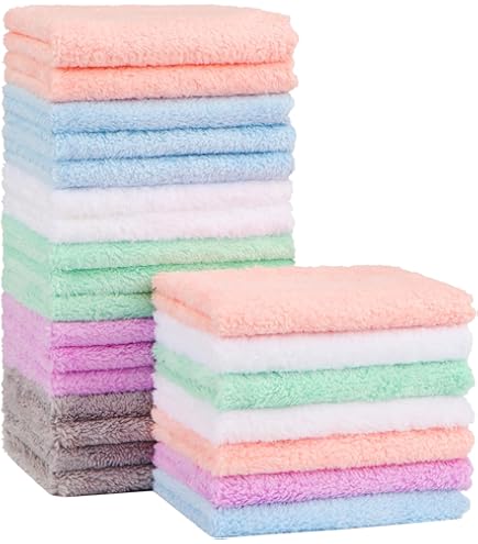 thumbnail image 2 of Spasilk Washcloths For Newborn Boys And Girls 2 of 12