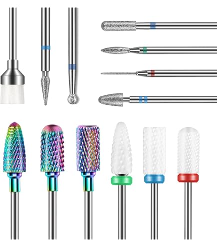 COSMEVIVI 10-teiliges Wolfram-Hartmetall-Schleifbits-Set – Rundfeilen, Für Metall, Holz Und Kunststoff, 5x0,5 Cm