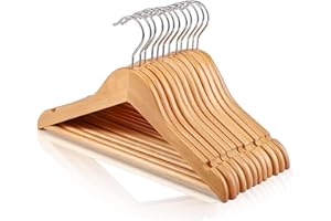 HOUSE DAY – Lot de 20 cintres en bois pour enfants, naturel