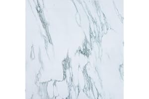 DECOMEISTER Samoprzylepne Płytki Podłogowe Kafelki 30,5 x 30,5 cm PCV Winylowe wodoodporne odporne na ścieranie do kuchni łazienki pokoju 11 Sztuk - 1m² Marmur Premium