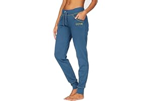 DOTIN Damen Jogginghose Sporthose High Waist Trainingshose Baumwolle Freizeithose Yoga Hose für Frauen