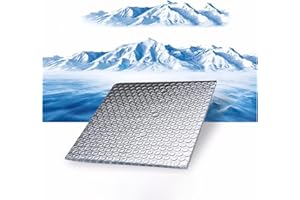 ZAURBA Isolante Termico Termosifoni Tetto, Pannello Termoriflettente Termosifoni Fogli Alluminio Barriera in Alluminio per Vapore, Porta Garage Camper (Size : 1x8m)