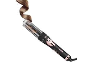 BaByliss Boucleur automatique Curl Secret Lite - Boucles rapides et sans effort, 5 réglages de température jusqu'à 210° - Noir & Rose gold, C1031E