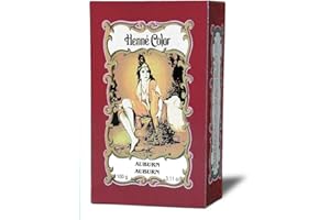 HENNE COLOR Mahagoni-Dunkel (Auburn) Henna Haarfärbe-Pulver, Inhalt 100g