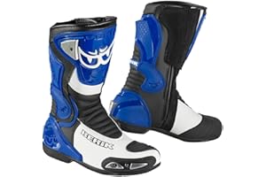 Berik Losail Stivali da moto, blu, 45