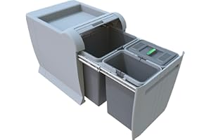 ELLETIPI 1954 Elletipi PTA 4045A Poubelle différenciée extractible pour Base