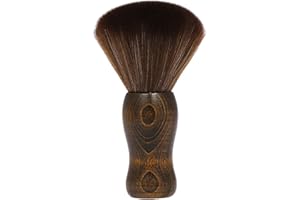 Layhou Neck Brush Neck Brush Hairdressing Brush Made of Advanced Wood Salon Hair Cutting Brush Neck Brush Accessories for Hairdressing Shop or Salon