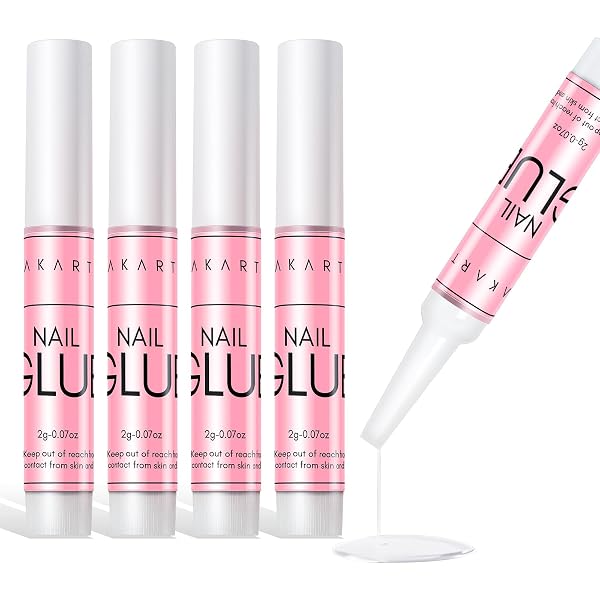 N&BF Tip Kleber Für Kunstnägel – 10x3g, Extra Stark, Schnelltrocknend, Mit Pinselflasche