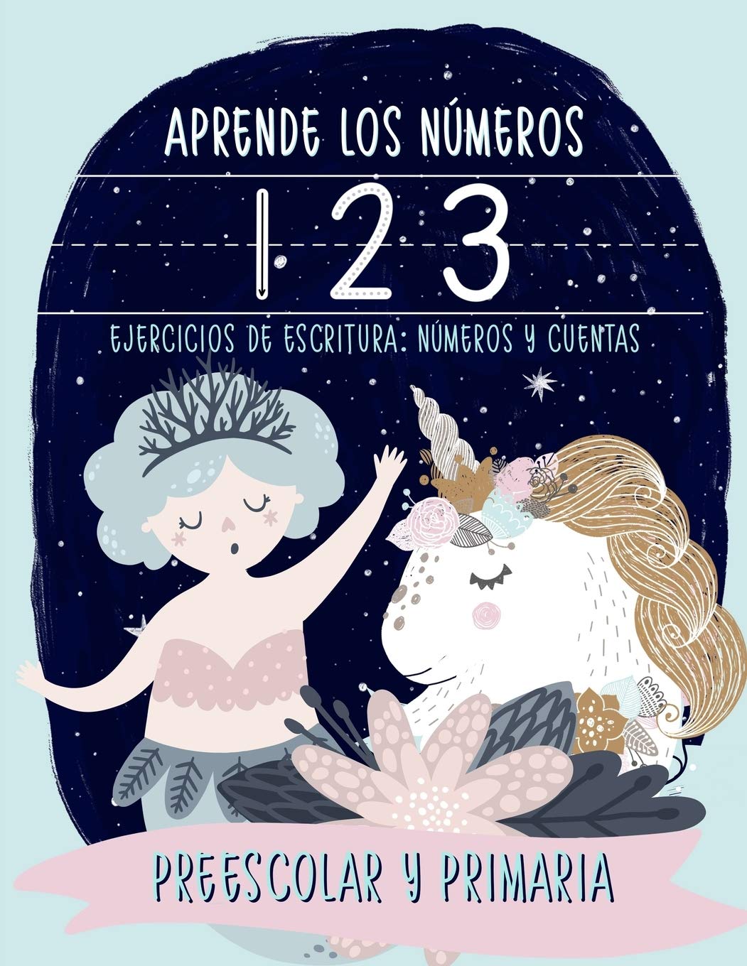 Aprende los números: ejercicios de escritura: números y cuentas: preescolar y primaria: Cuaderno de actividades para practicar las matemáticas con ... y educación infantil
