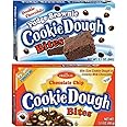 Dough Bites Bundle With Cookie Dough Bites Double Chocolate Fudge Brownie Box 88g and Dough Bites The Original Chocolate Chip 88g (2 Pack)