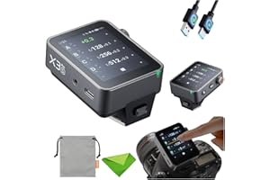 Godox X3 Pro X3Pro S TTL Kabelloser Blitzauslöser für Sony, Bluetooth & App Steuerung, Kameraverschlussauslösung, 2.4GHz HSS X System, Zoll Farb Touchscreen, Shutter Control, Upgrade Version der X3-S.