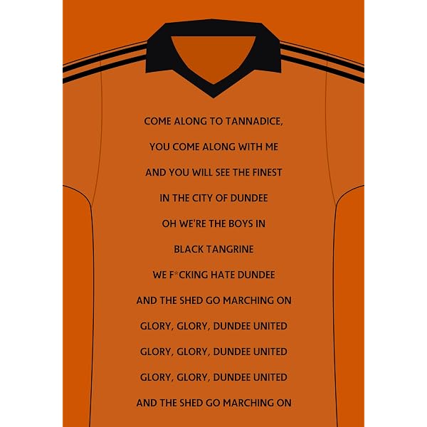 Écharpe Supporter Dundee United FC : Foulard De Football écossais