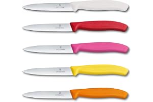 Victorinox 5-delad grönsaksknivsats Swiss Classic Multicolor – 10 cm utan tandad kant – tomatkniv