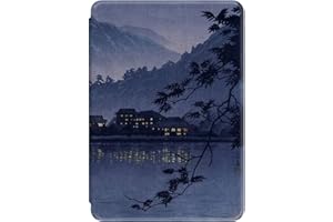 SGKITM Custodia per Amazon Kindle Paperwhite 11ª Generazione 2021 Cover Pelle Silicone Flip 360° Protezione Automatici Svegliati o Sonno Funzione Magnetico Astratto Motivo Cover 6.8" 174 x 125 x 8,1 mm (7)