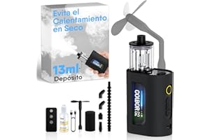 COLBOR Máquina de Humo Portátil, CF3 Mini Máquina de Niebla Recargable con Control Remoto Ventilador Flexible Protección Contra Vuelco a 60° para Fiestas Bodas Fotografía Vídeos Cosplay Halloween